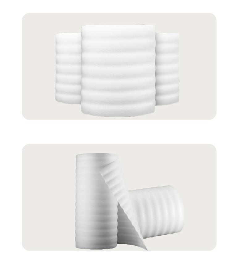 EPE pearl cotton white foam manufacturer wholesale express logistics packaging film foam bar pipe foam cotton inner support material