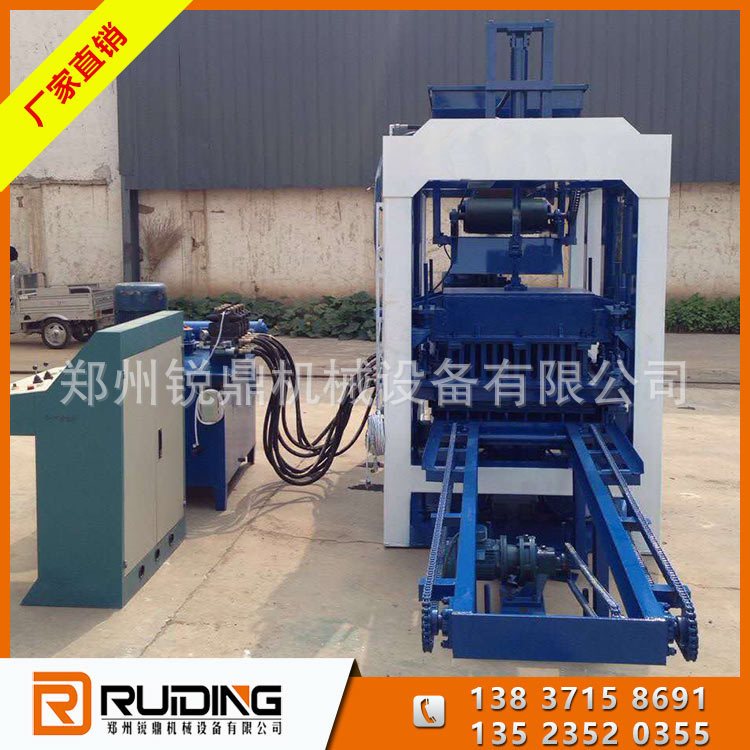 Fully automatic static pressure unburned brick machine, fly ash steam curing brick equipment, Ruiding Machinery