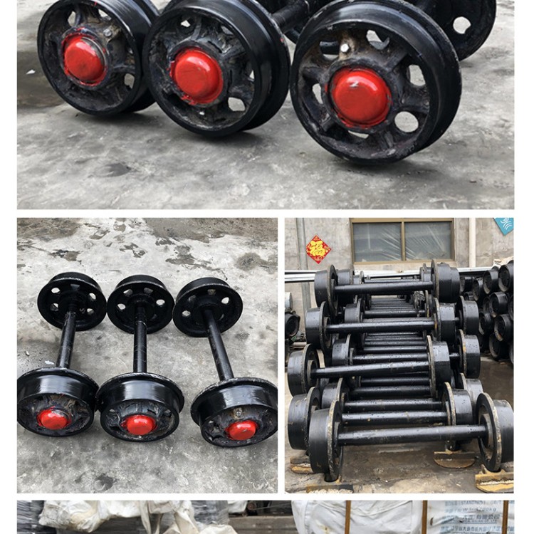 Track wheel manufacturer heavy-duty wheels, cast steel locomotive wheels, 1T mining car wheel sets