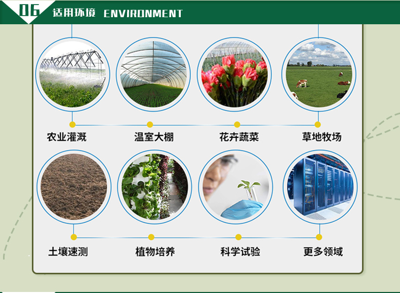 Portable soil temperature and humidity sensor, nitrogen, phosphorus, and potassium detector, soil moisture pH/salt monitoring equipment