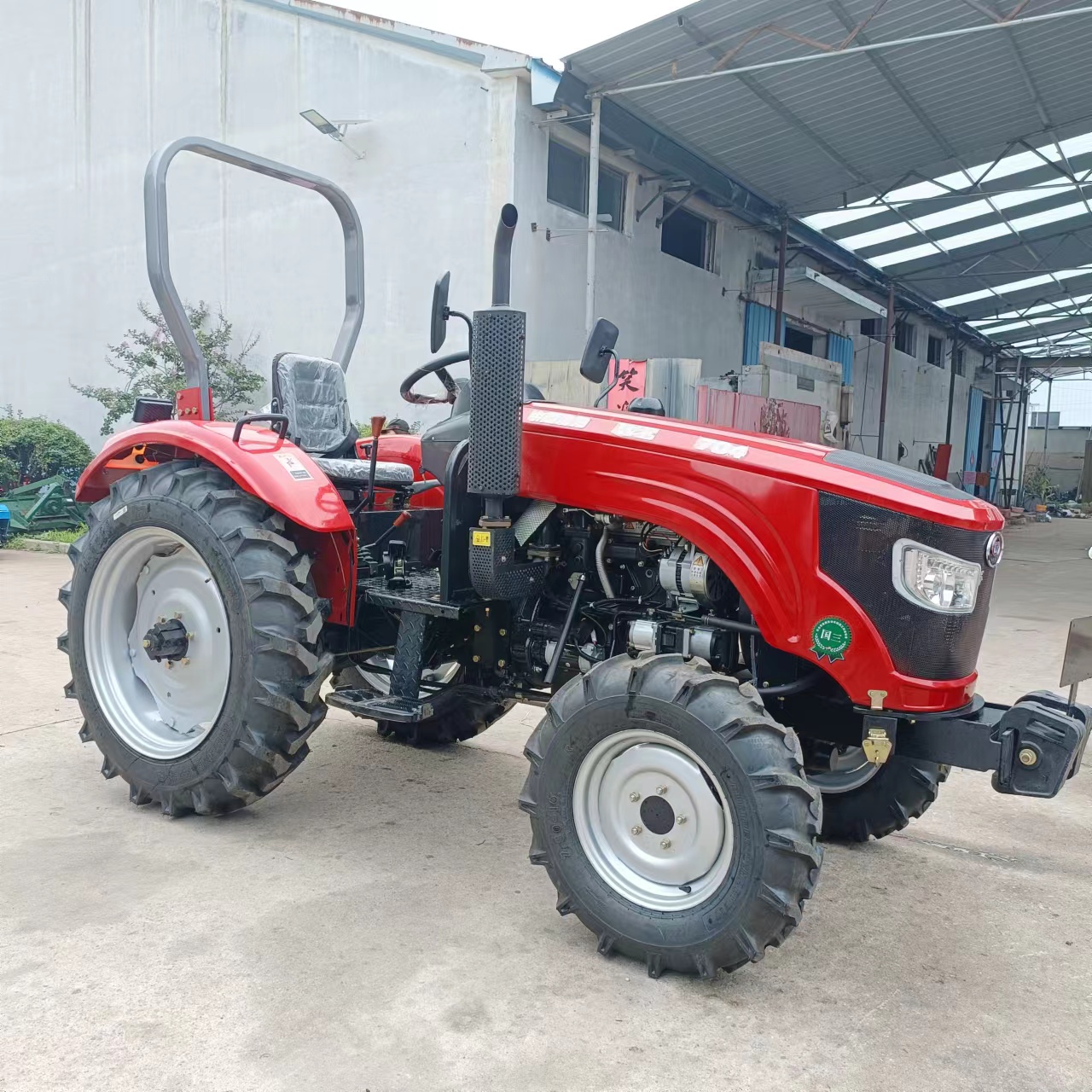 Wannian Red 504 Greenhouse King Four Wheel Tractor, Water and Drought Dual Use, High horsepower Rotary Tiller, Strong Power, High Efficiency