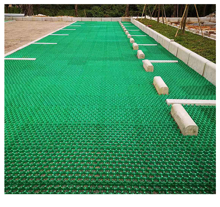 Grass planting grid parking lot plastic grid parking lot lawn brick community fire passage green slope protection grass grid