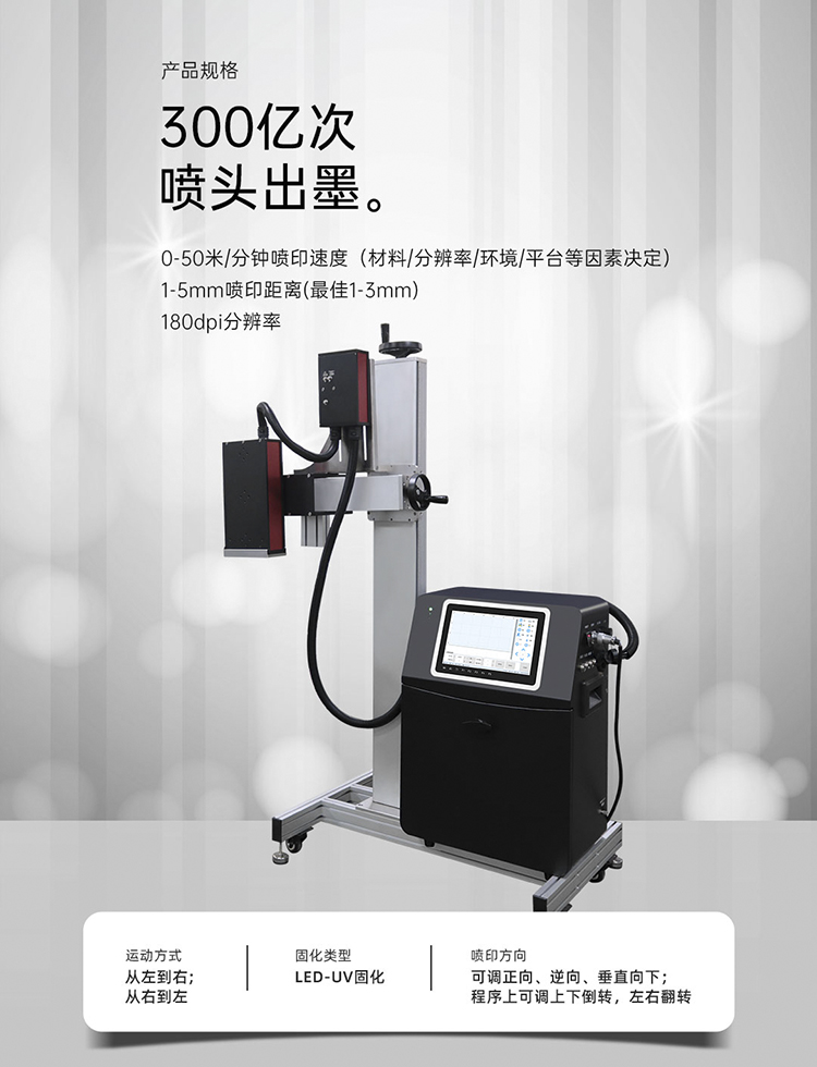 W7000 UV inkjet printer customized marking and inkjet instrument source code identification 0 ° C-45 ° C