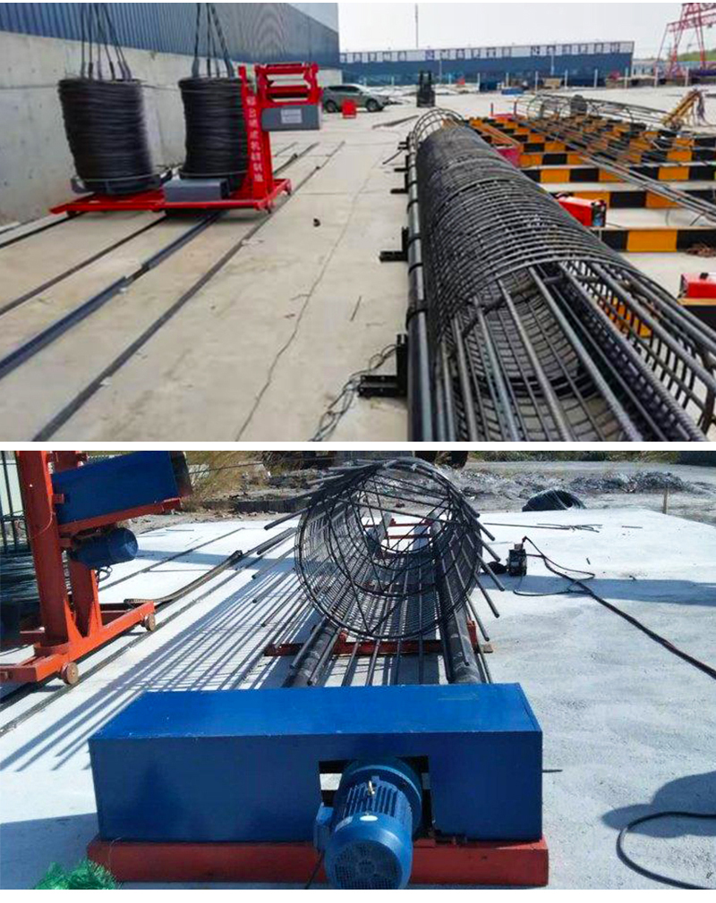 CNC reinforcement cage winding machine, reinforcement winding forming machine, reinforcement rolling cage welding machine, single and double reinforcement pile foundation reinforcement