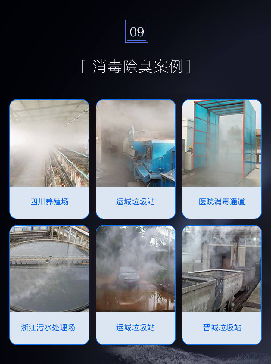 Breeding cooling equipment Farm spray deodorization device supports customization Simple operation