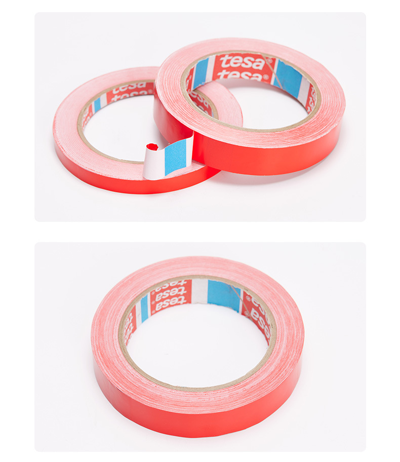 Desa tesa60404 red industrial tape, spray paint, masking cardboard box packaging, PVC film, single sided tape