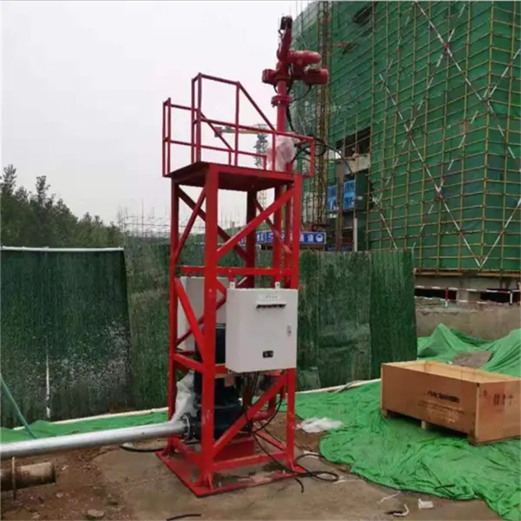 Henan Shangqiu Engineering Turret Spray Water Cannon Spray High Range Fire Protection Turret Construction Site Fire Water Cannon