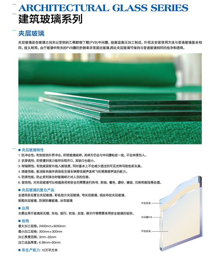 Weihao Engineering Glass is crystal clear and highly transparent, one kilometer away from you for use in hospitals and hotels