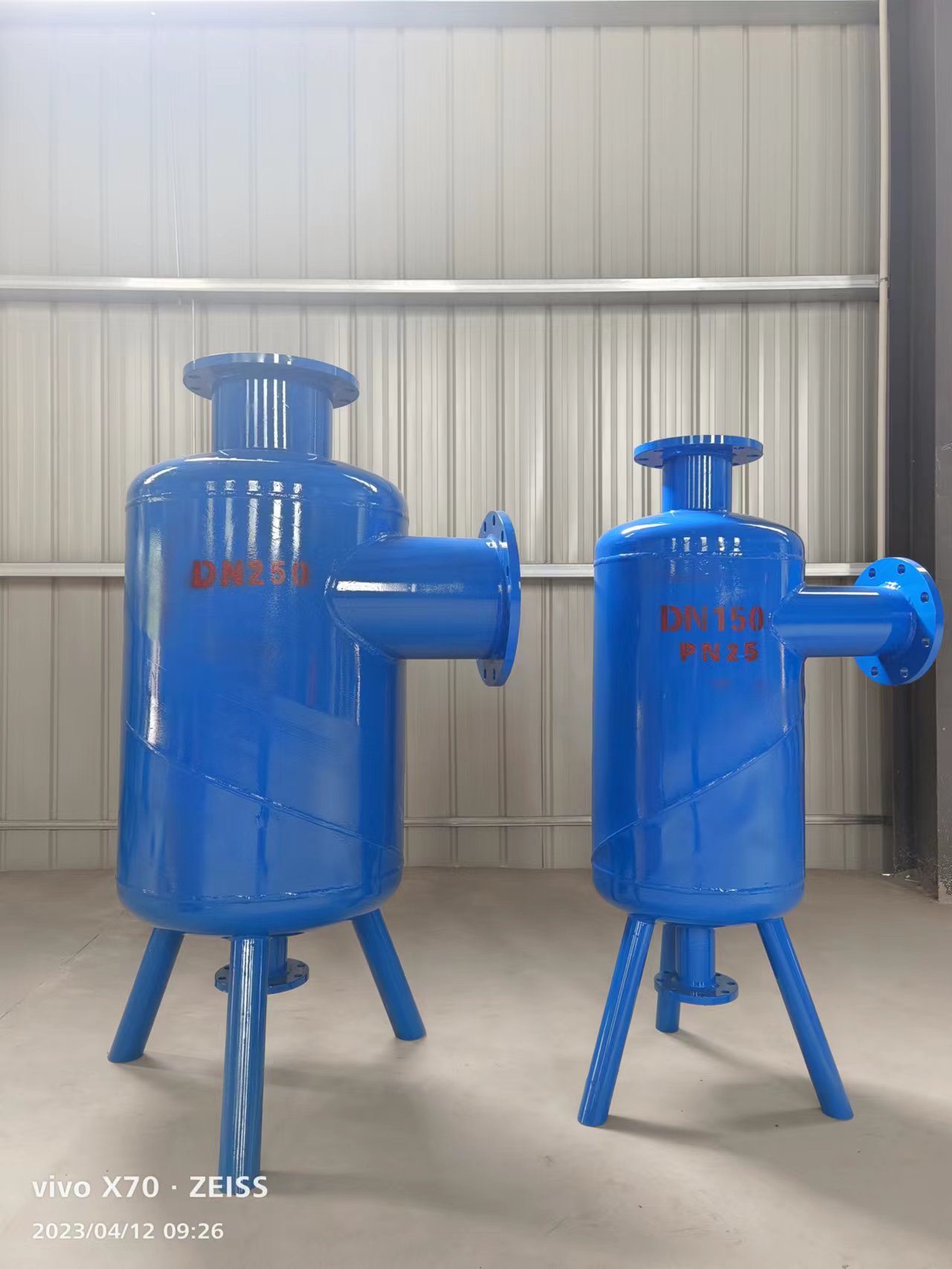 Jiahang Carbon Steel Cyclone Desander for Fine Sediment Removal Air Conditioning Well River Groundwater Starch Slurry Cyclone Separators