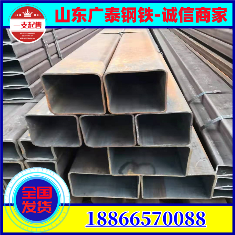 Customized manufacturer of Q355D non-standard seamless square rectangular pipe, large diameter thick walled square steel pipe, 100 * 100 square pipe