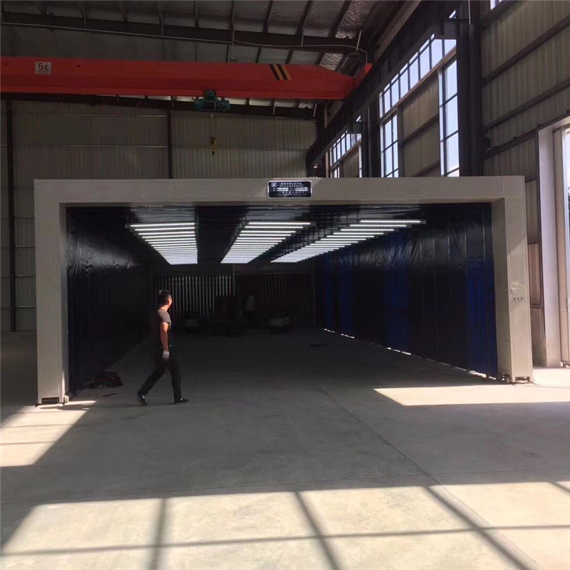 Environmental protection spray painting room Mulan mobile telescopic room paint waste gas treatment equipment with a two-year warranty