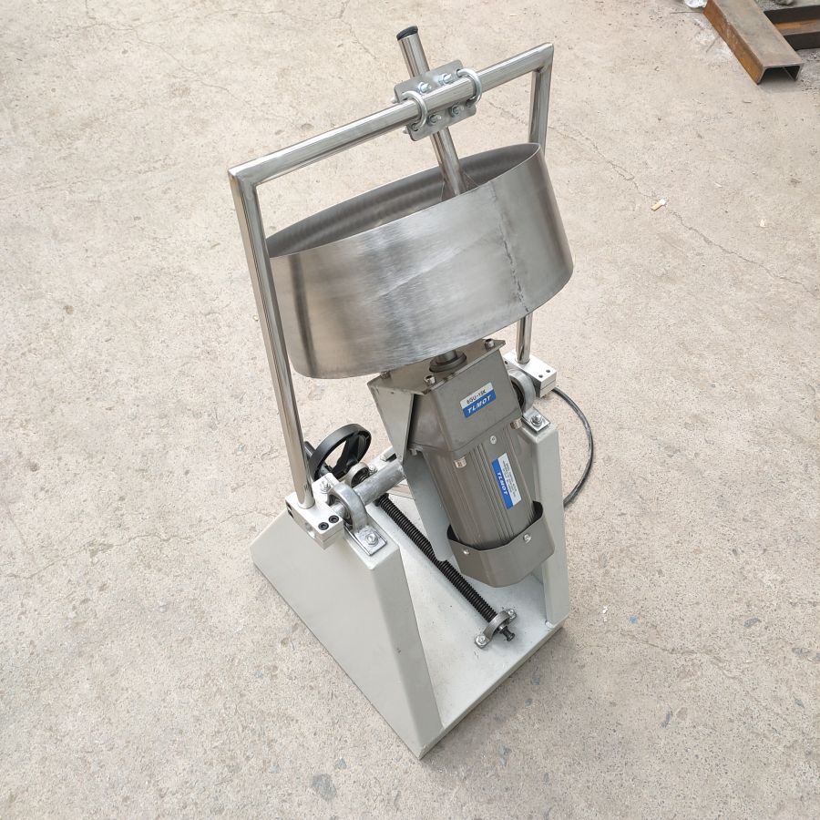 实验室盘式成球机 陶瓷粉末造粒机 不锈钢草木灰有机肥制粒机