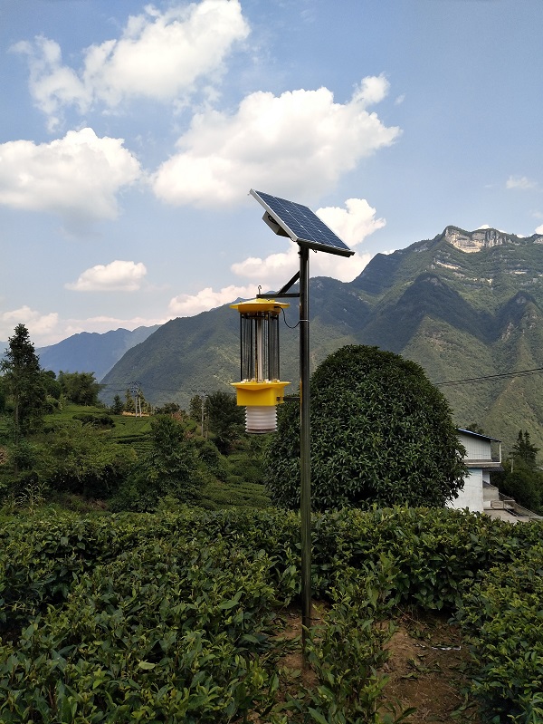 Real time positioning of orchards, tea gardens, rice fields, frequency vibrating (lithium battery) solar insecticidal lamps, sold by manufacturers