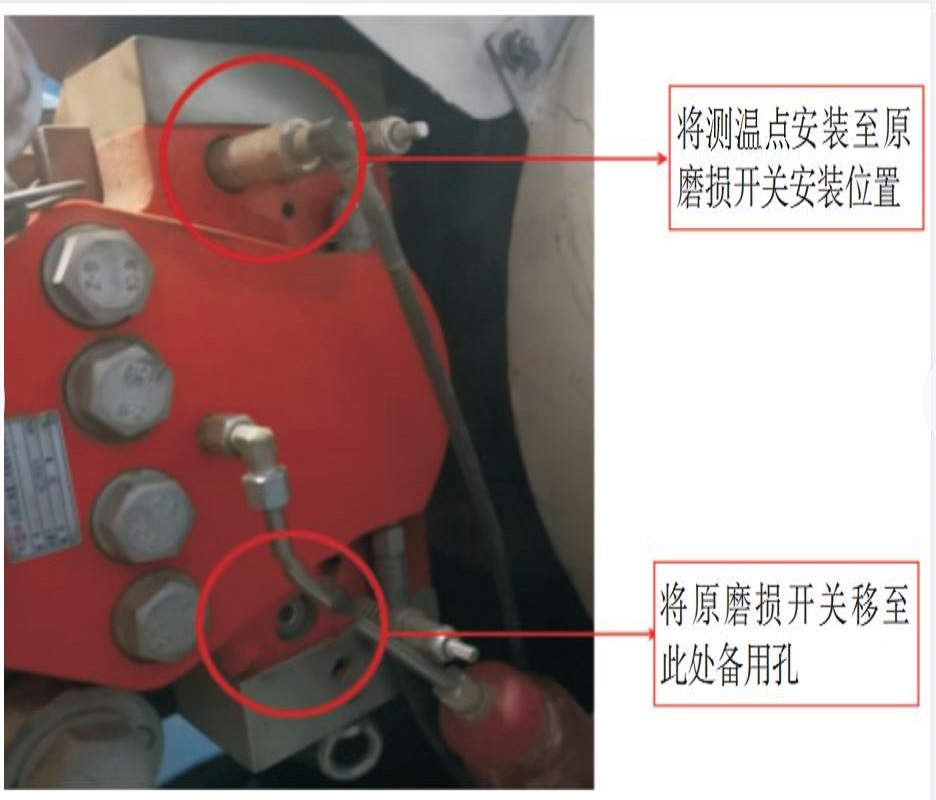 Wireless temperature measurement system for wind turbines Wind turbine brake disc temperature monitoring system