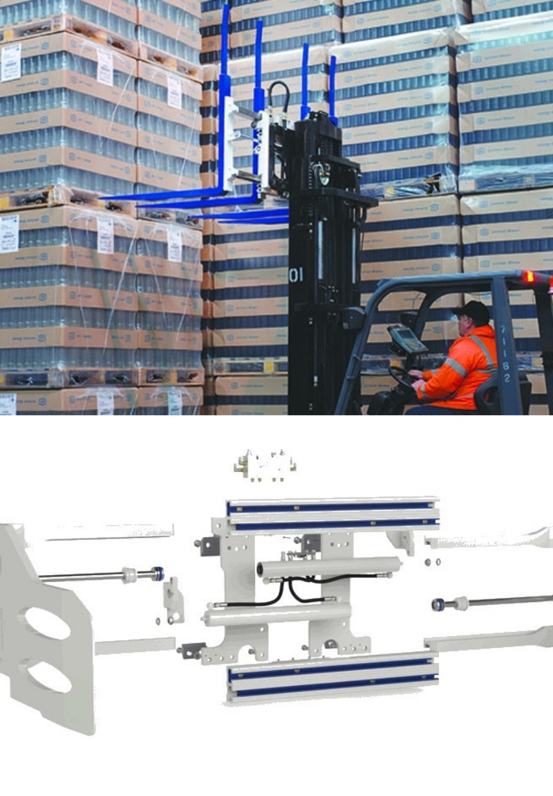 Jungheinrich electric counterweight forklift leasing, installing distance adjusting fork, replacing high position vehicle with telescopic fork warehouse existing vehicle