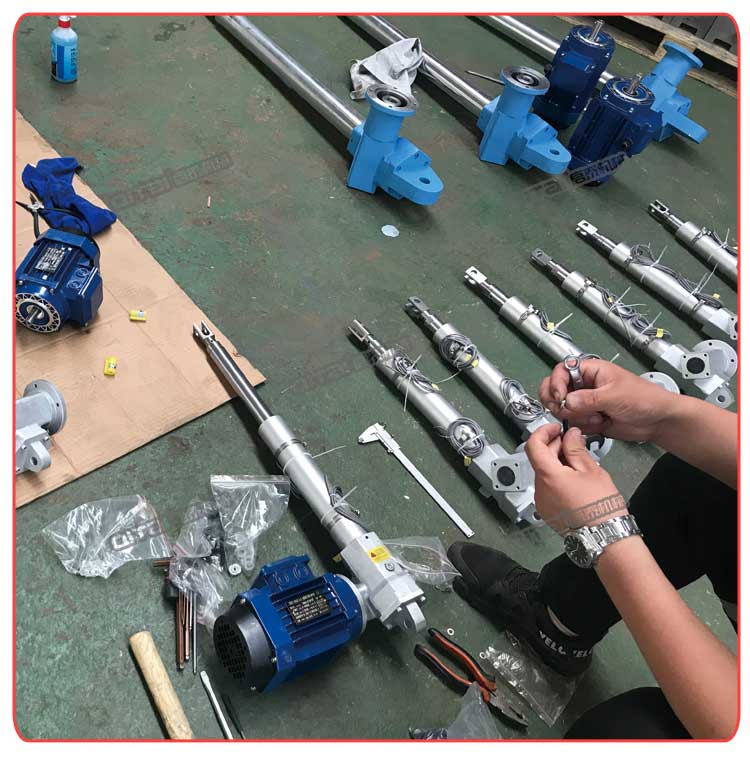 Qitai Machinery QTTGA Electric Push Rod Precision Control with Limit and High Thrust Industrial Push Rod Electric Telescopic Rod