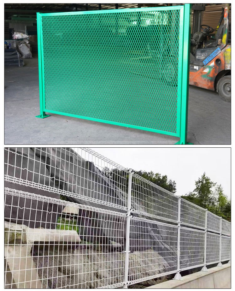 Hengding Customized Green Expressway Bridge Throw Prevention Net 1.2m × 2 meter steel wire anti throwing fence net