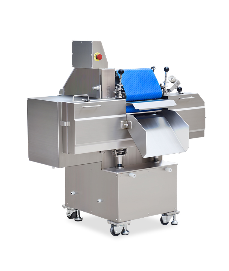 Meat product processing, chicken breast, tenderloin, fresh meat slicing and layering machine