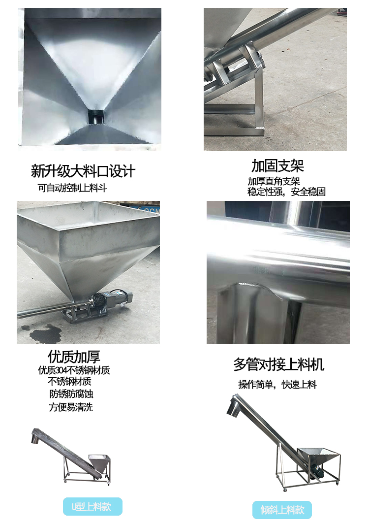 LS pipe diameter axial screw conveyor, stainless steel twisted dragon feeding machine, coal ash pipe discharge machine