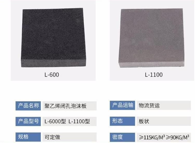 L1100 polyethylene closed cell foam plate closed cell foam plastic plate 20 30mm thick Cesspit caulking