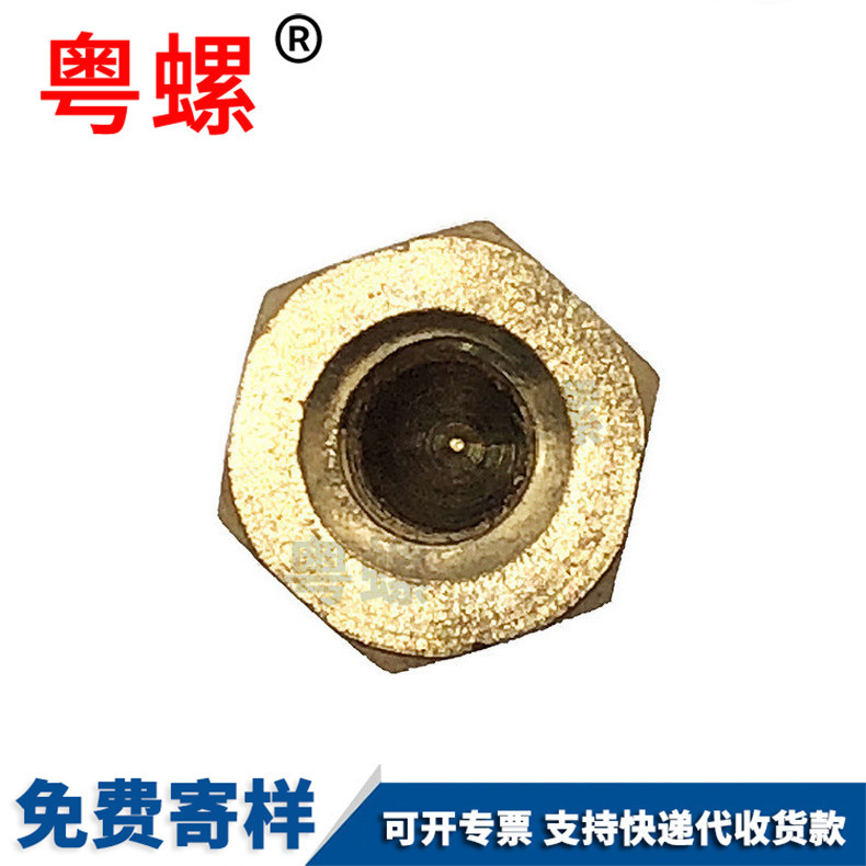 Production of copper hexagonal cap nut decorative nut H58 brass nut dome screw cap M5 M6 M8 M10