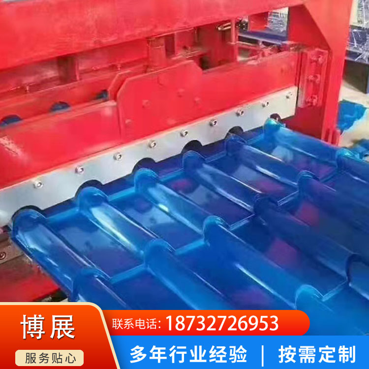 Wave shaped glazed tile equipment, antique bamboo tube glazed tile pressing machine, imitation resin origin, and timely shipment of goods