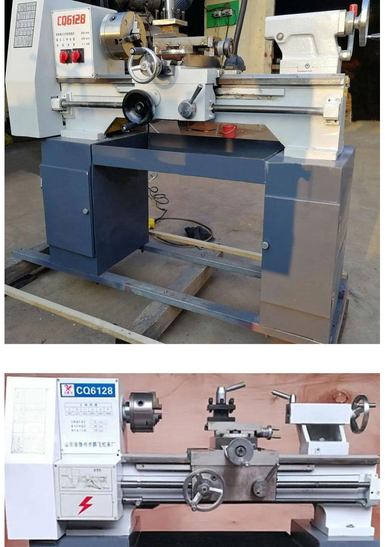 manufacturer provides CQ6128 ordinary lathe, small instrument machine tool for single piece small and medium-sized batch