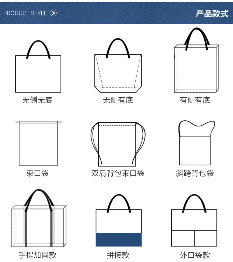 Customization of canvas bags, portable spot canvas shopping bags, wholesale, customizable patterns, canvas bag manufacturers