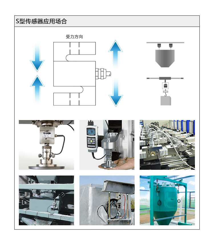 S-type weighing sensor STC tension and compression dual purpose force sensor 5kg-10t alloy steel nickel plated sensor