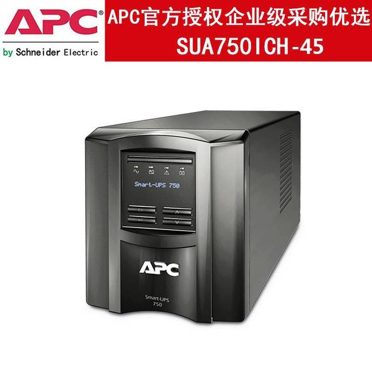 APC UPS不间断电源 SUA750ICH-45 在线互动式 750VA/500W 内置电池