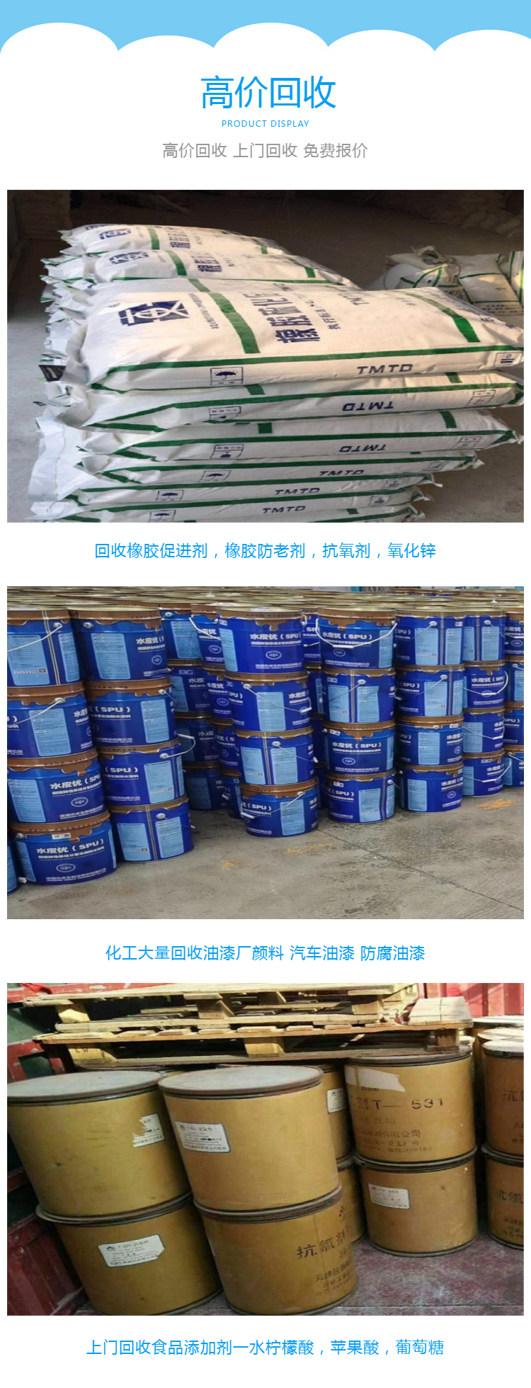 Recycling of acrylic resin, special 3316 amino alkyd for Dow imported coatings