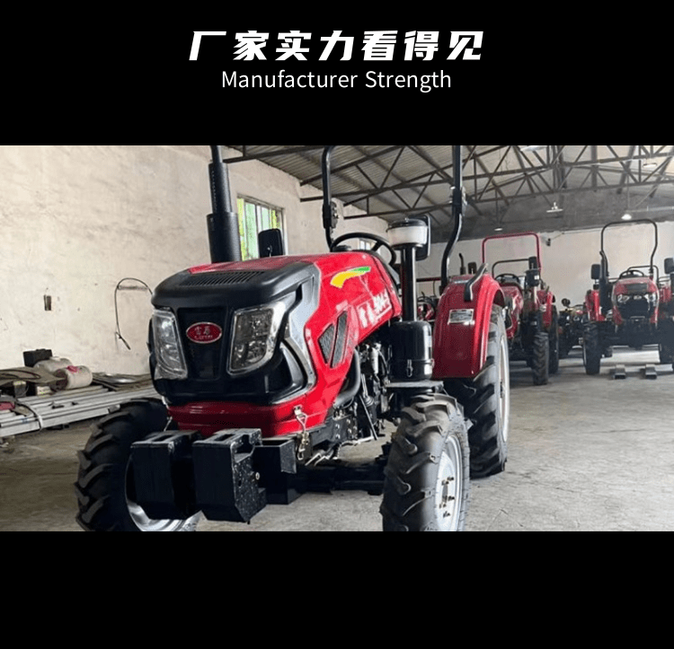 Greenhouse King four-wheel drive tractor, agricultural orchard, mountain trenching, ridging, sowing, and rotating four wheel rotary tiller