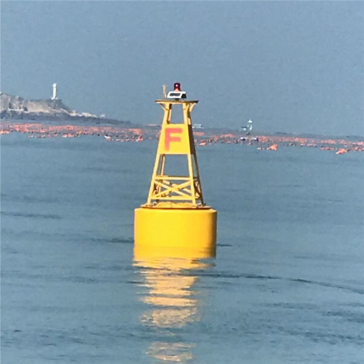 0.7m warning buoy for lake, specifications and dimensions of sea rolling polyethylene navigation mark