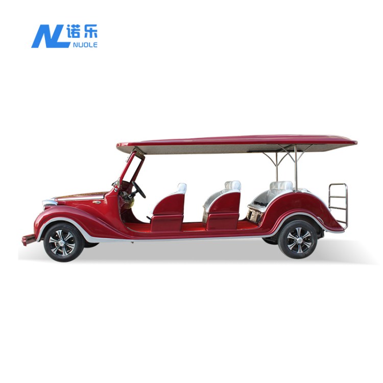 诺乐牌12座园区酒店接待车游乐场摆渡车电动老爷车NL-FJLX-12FD