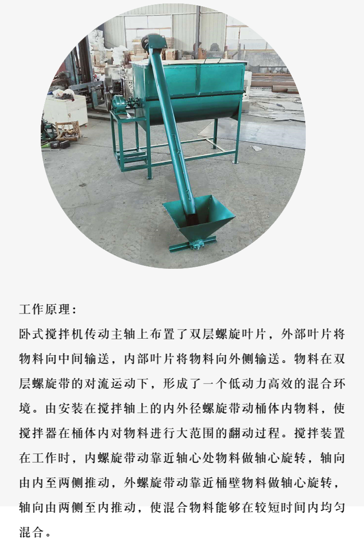 Small feed mixer Wanhang customized grass powder mixer for breeding farms