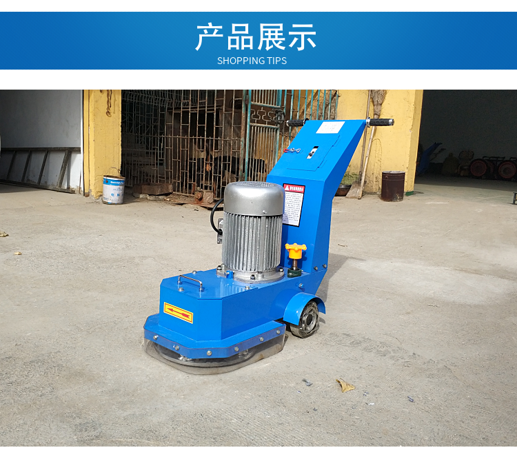 Electric concrete floor milling machine, gasoline diesel cement road surface planer, high-speed rail bridge deck chiseling, roughening and polishing