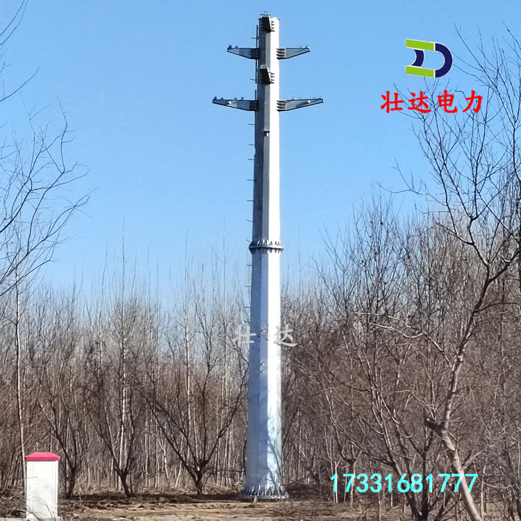 Power steel pipe pole manufacturers customize the model of transmission steel poles, and purchase process for overhead line circular pipe towers in national power grid projects