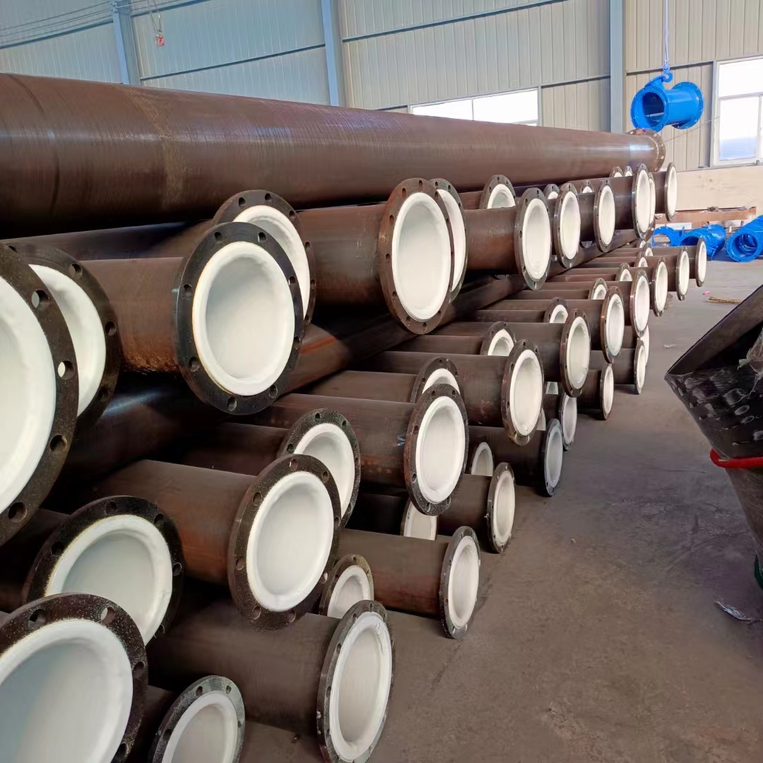 3PE anti-corrosion pipe, large diameter DN150-2200 epoxy powder pipeline, 8710 coated plastic lined steel pipe