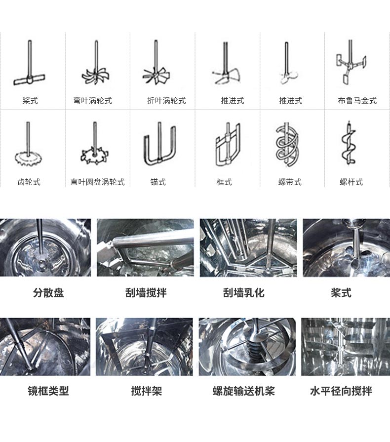 Huochi 304 stainless steel vertical stirring tank, fully automatic heating and cooling mixer for chemical graphene new material