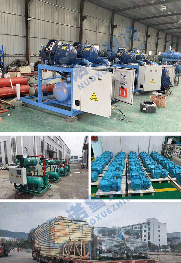 Customization of a complete set of equipment for mobile refrigeration and compression units in small and medium-sized fish and meat freezers