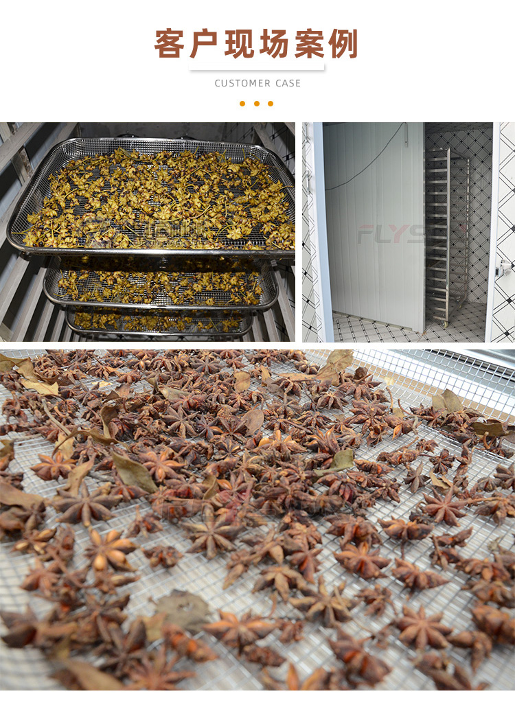 Guoxin octagonal dryer equipment pumpkin slice Calendula officinalis drying room sweet potato skin bagasse dryer