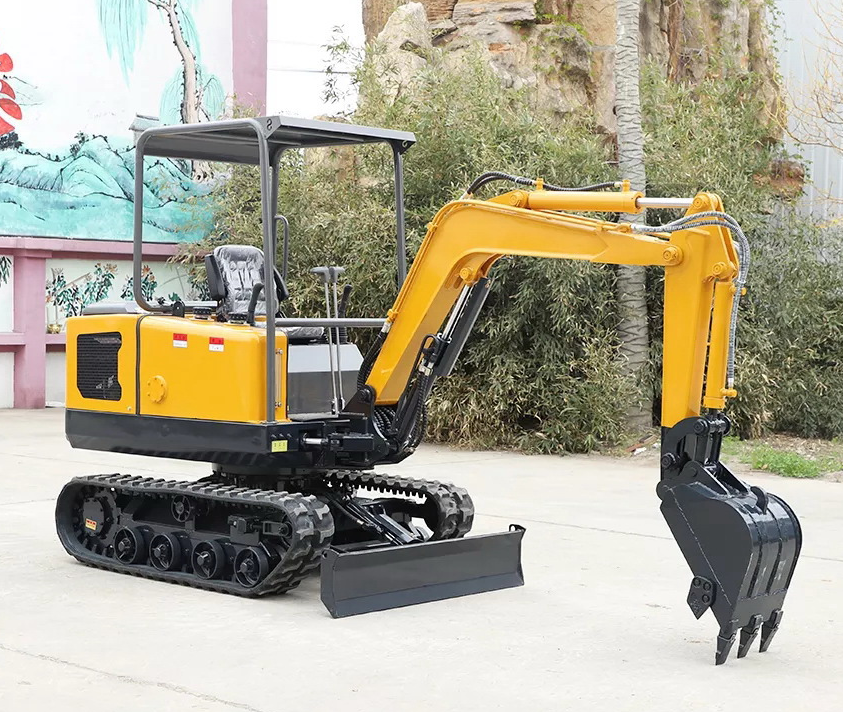 Small excavator, micro excavator, multifunctional small hook machine for agricultural orchards, indoor crushing engineering