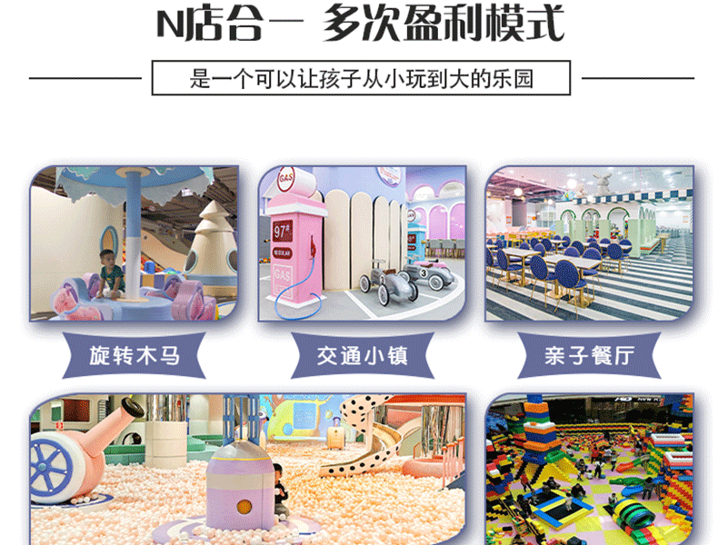 Large children's playground indoor playground equipment slide parent-child restaurant entertainment facilities mischievous castle manufacturer