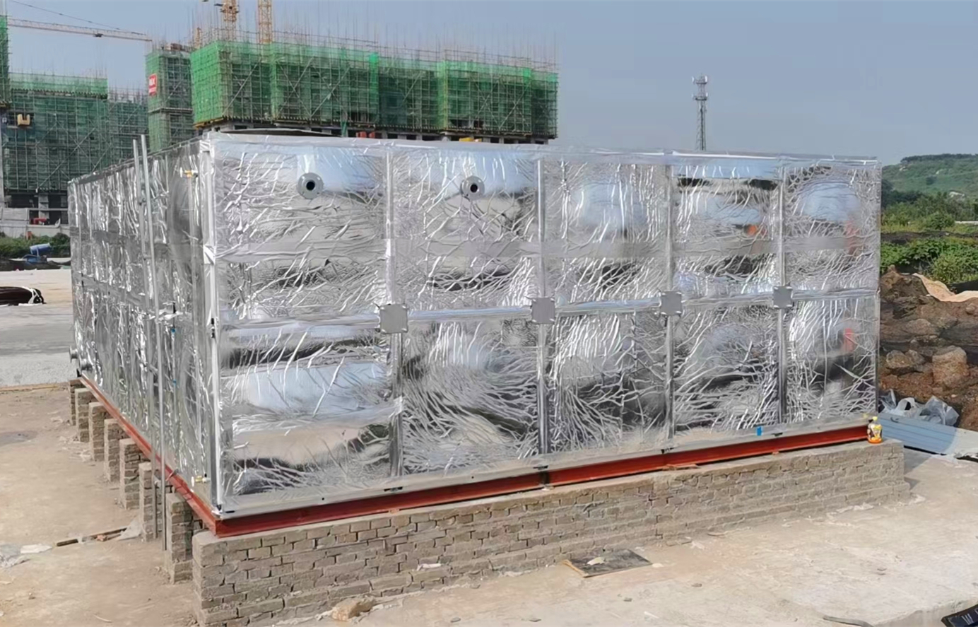 304不锈钢水箱 玻璃钢组合式保温消防水箱 拼装工程养殖水箱