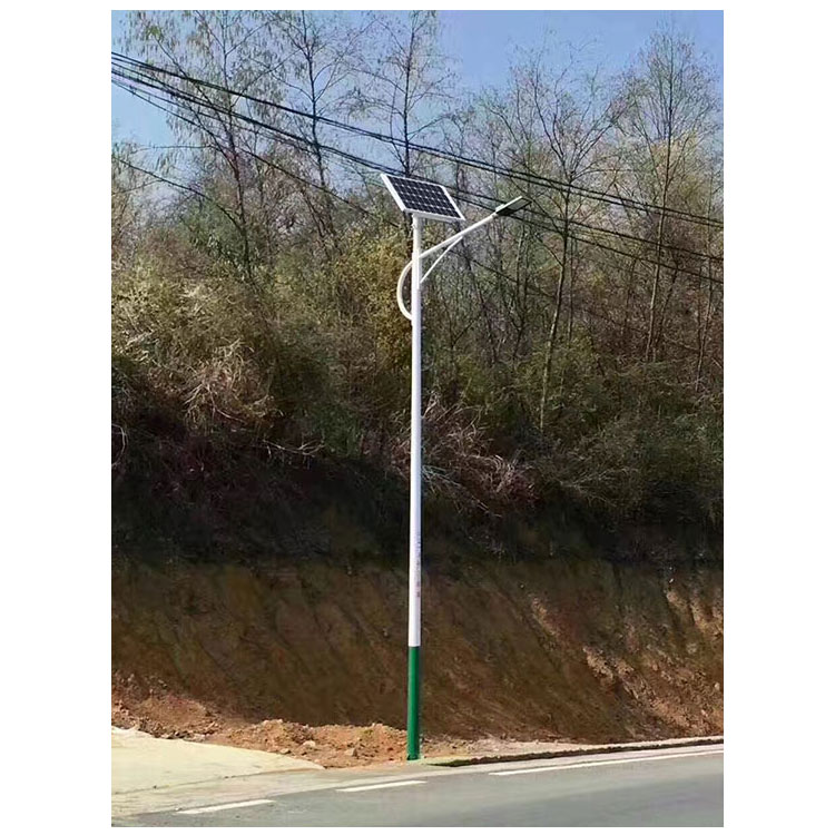 Super bright solar street light, 6-meter-5 meter outdoor light, new rural road light, waterproof LED street light pole, Runchang lighting