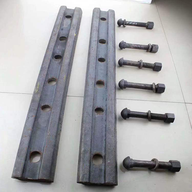 Ruichao Industrial and Mining Accessories Custom track connecting plate Railway track diagonal joint fishplate