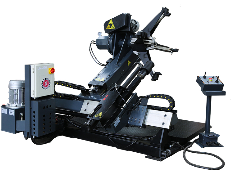 Ruituo LN-240 truck fully automatic tire disassembly and assembly machine is easy to operate and easy to load and unload