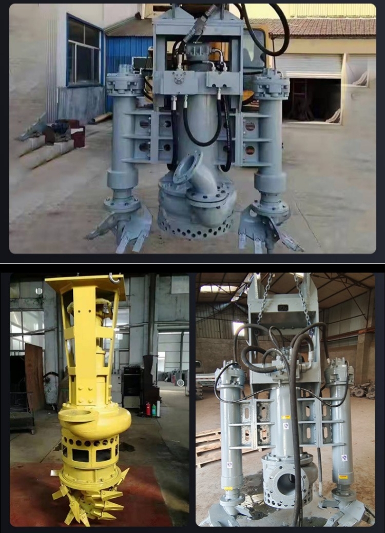 The dredging pump driven by the cutter suction hydraulic sand pump excavator is retrofitted with a sand suction pump YZB600