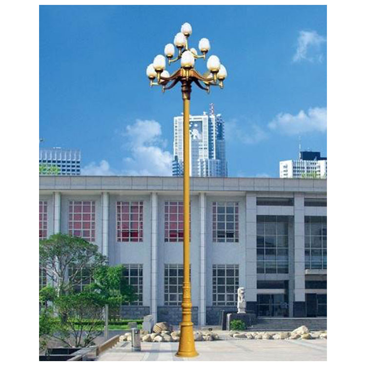 Customization of 8-fork 9-fire Magnolia LED landscape lamp combination lamp by outdoor Chinese lamp manufacturer