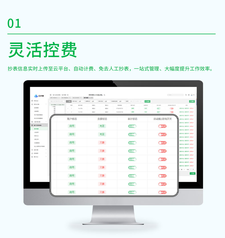 Single-phase wall mounted electricity meter -4G wireless remote fee control - prepayment management system - CET technology